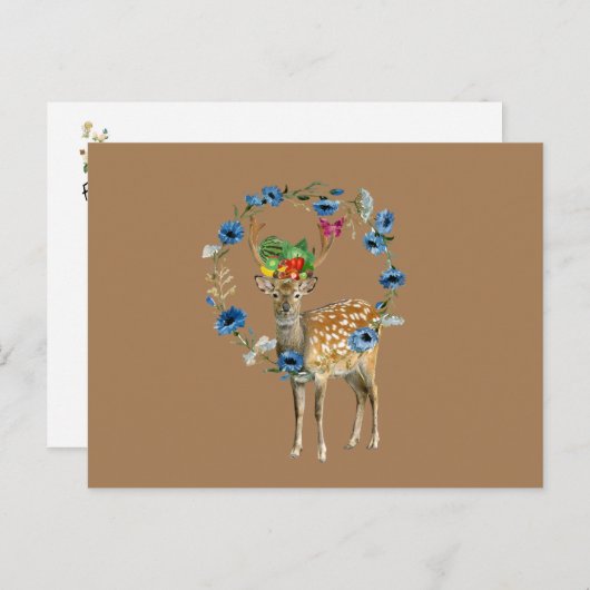 Briefkaart Vruchtendelaar (Voorkant / Achterkant)