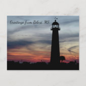 Briefkaart vuurtoren (Voorkant)