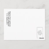 Briefkaart vuurtoren (Achterkant)