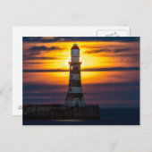 Briefkaart vuurtoren (Voorkant / Achterkant)