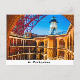 Briefkaart vuurtoren