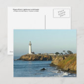 Briefkaart vuurtoren (Voorkant / Achterkant)