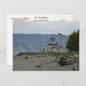 Briefkaart vuurtoren (Voorkant / Achterkant)