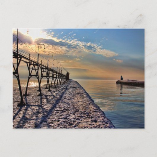 Briefkaart vuurtoren (Voorkant)