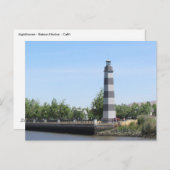 Briefkaart - Vuurtoren - Suisun - Californië (Voorkant / Achterkant)