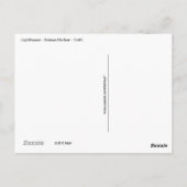 Briefkaart - Vuurtoren - Suisun - Californië (Achterkant)