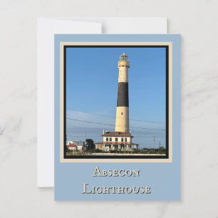 Briefkaart vuurtoren van Absecon