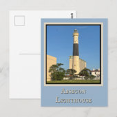 Briefkaart vuurtoren van Absecon (Voorkant / Achterkant)