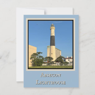 Briefkaart vuurtoren van Absecon