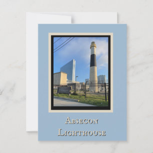 Briefkaart vuurtoren van Absecon
