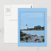 Briefkaart vuurtoren van Annisquam (Voorkant / Achterkant)