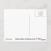 Briefkaart vuurtoren van Barnegat (Achterkant)