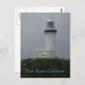 Briefkaart vuurtoren van Cape Byron (Voorkant / Achterkant)