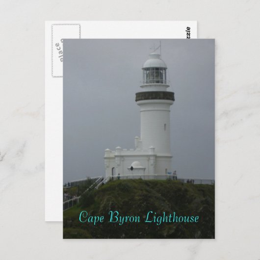 Briefkaart vuurtoren van Cape Byron (Voorkant / Achterkant)