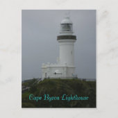 Briefkaart vuurtoren van Cape Byron (Voorkant)
