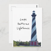 Briefkaart vuurtoren van Cape Hatteras (Voorkant / Achterkant)