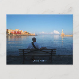 Briefkaart vuurtoren van Chania