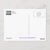 Briefkaart vuurtoren van Hatteras (Achterkant)