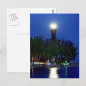 Briefkaart vuurtoren van Hillsboro (Voorkant / Achterkant)