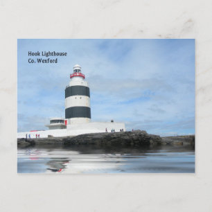 Briefkaart vuurtoren van hook