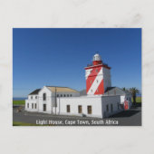Briefkaart vuurtoren van Kaapstad (Voorkant)