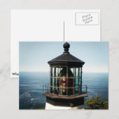 Briefkaart vuurtoren van Oregon (Voorkant / Achterkant)