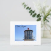 Briefkaart vuurtoren van Point Reyes (Staand voorkant)