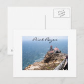 Briefkaart vuurtoren van Point Reyes (Voorkant / Achterkant)