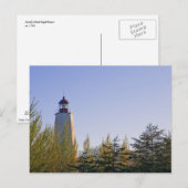Briefkaart vuurtoren van Sandy Hook III (Voorkant / Achterkant)