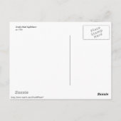 Briefkaart vuurtoren van Sandy Hook III (Achterkant)