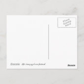 Briefkaart  vuurtoren van Wisconsin (Achterkant)