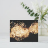 Briefkaart vuurwerk (Staand voorkant)