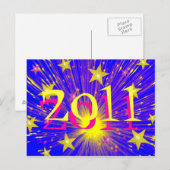 Briefkaart vuurwerk "2011" (Voorkant / Achterkant)