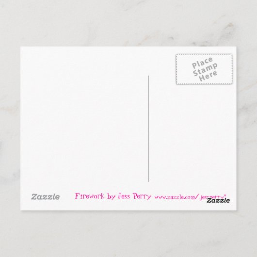 Briefkaart vuurwerk "2013" (Achterkant)