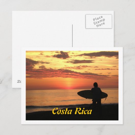 Briefkaart wacht op Surf (Voorkant / Achterkant)