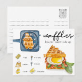 Briefkaart - Waffle (Voorkant / Achterkant)