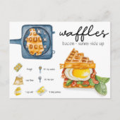 Briefkaart - Waffle (Voorkant)