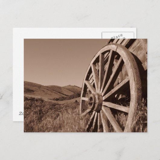 Briefkaart wagon (Voorkant / Achterkant)