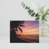 Briefkaart - Waialua Sunset (Staand voorkant)