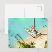Briefkaart Waikiki Catamaran (Voorkant / Achterkant)