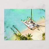 Briefkaart Waikiki Catamaran (Voorkant)