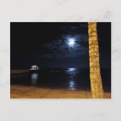 Briefkaart Waikiki Moonrise (Voorkant)