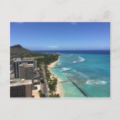 Briefkaart Waikiki van Hawaï (Voorkant)