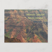BRIEFKAART Waimea Canyon, Kauai, Hawaii (Voorkant)