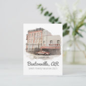 Briefkaart Walmart-waterverf (Staand voorkant)