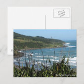 Briefkaart, walvisbaai, Raglan, Nieuw-Zeeland Briefkaart (Voorkant / Achterkant)