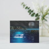 Briefkaart walvisvis (Staand voorkant)