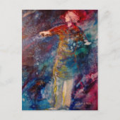 briefkaart "Wandelen op het water" (Voorkant)