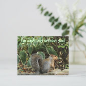 Briefkaart wanneer iemand ontbreekt (Staand voorkant)