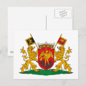 Briefkaart wapenstilstand in Brussel (Voorkant / Achterkant)